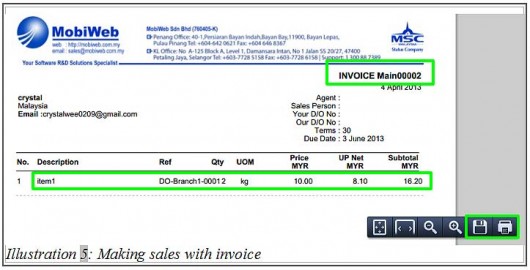 bmo bank invoice